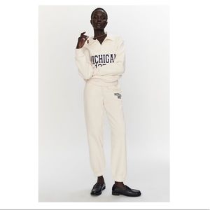 Zara Michigan polo sweatshirt sets with sweatpants